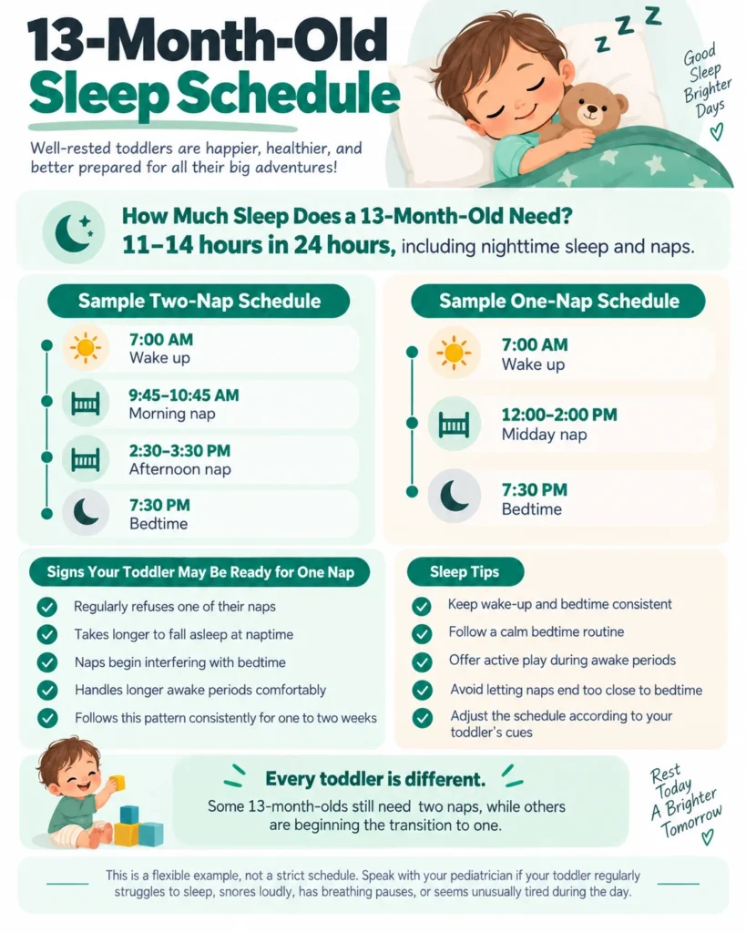 13-Month-Old Sleep Schedule