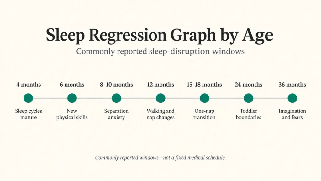 sleep regression graph